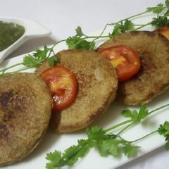 Bread aloo parantha A picture of Bread aloo parantha.