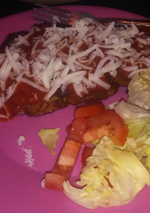 A picture of Fried Eggplant Mozzarella.