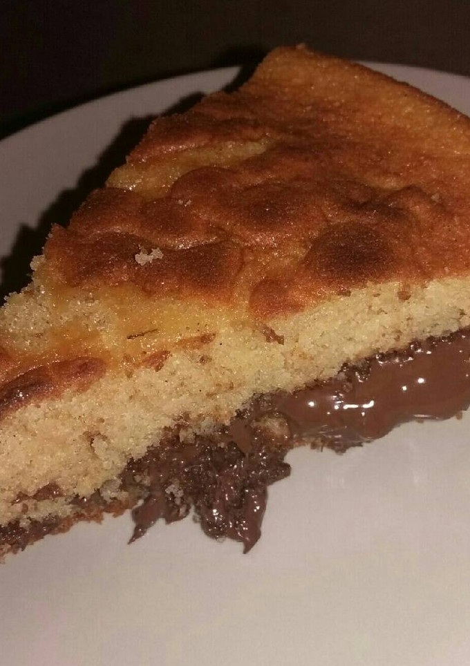 Una foto de Bundt Kuchen 🇩🇪😉 de vainilla (relleno de Nutella)