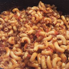 A picture of Venison Goulash.