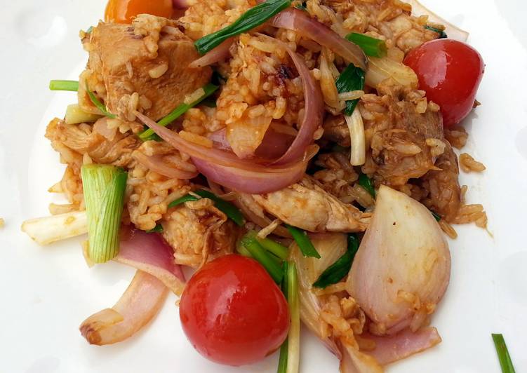 Simple Way to Make Homemade Sweet And Sour Chicken Fried Rice