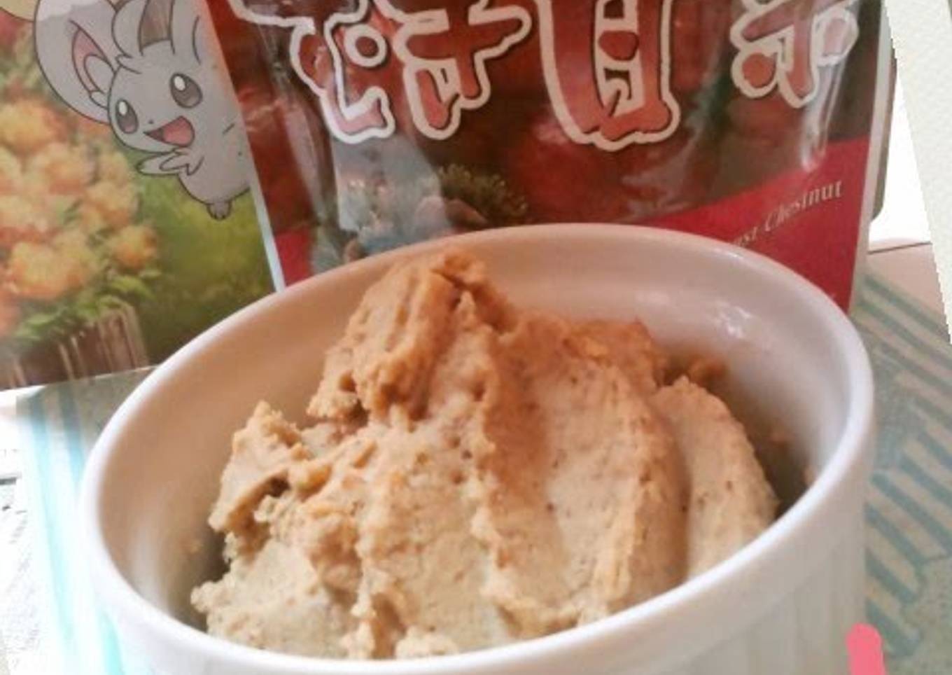 Sweet Chestnut Paste Made with Ice Cream