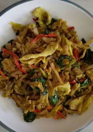 Foto resep Oseng usus ayam kemangi