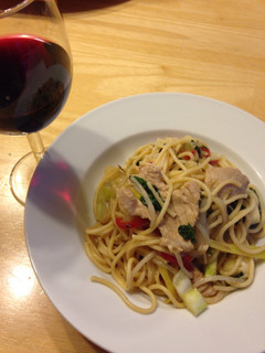 A picture of Miso Butter Pork Pasta.