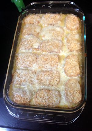 A picture of French Onion Soup Casserole.