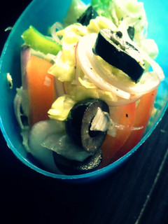 A picture of Everything salad.