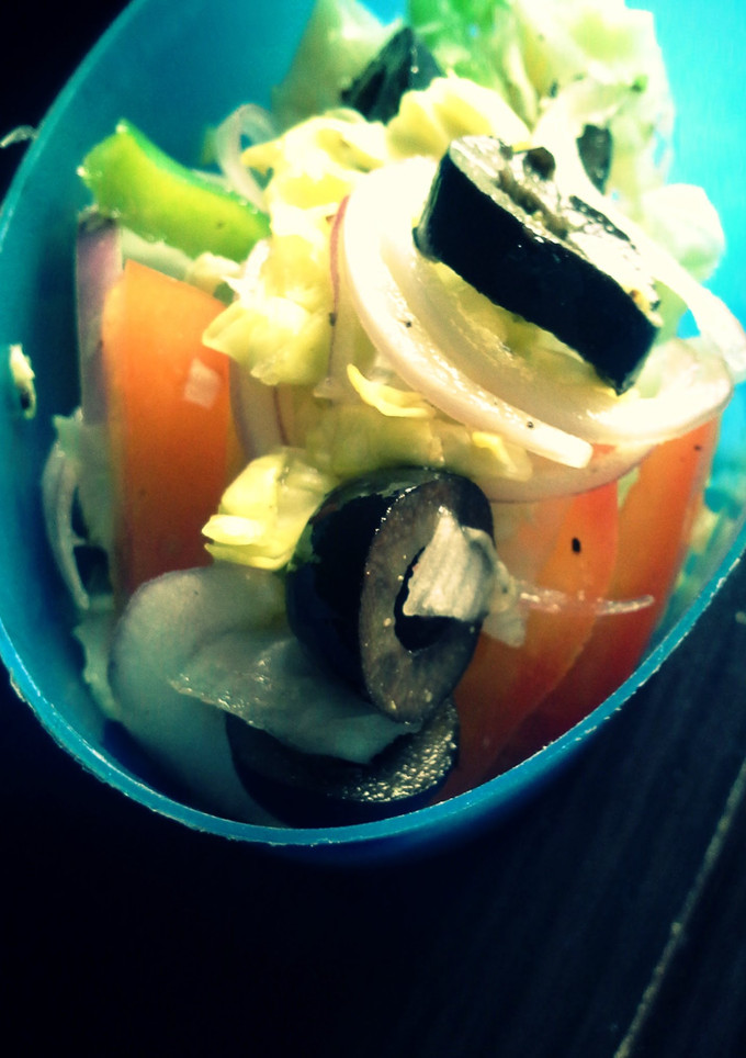 A picture of Everything salad.