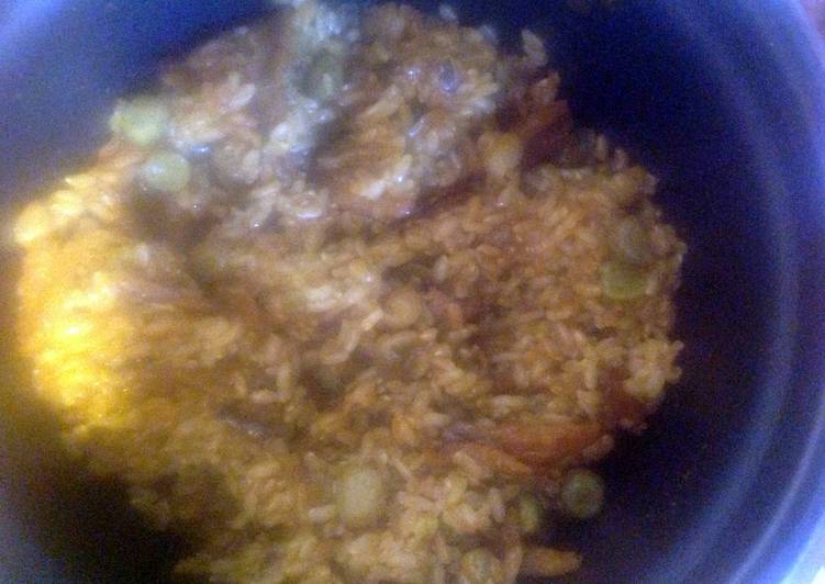 Recipe of Homemade Wasabi Anchovie Rice