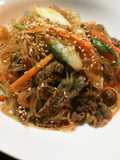 Japchae (Korean Cellophane Noodle Stir-fry)