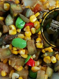 Foto resep Tumis Terong Jagung Petai