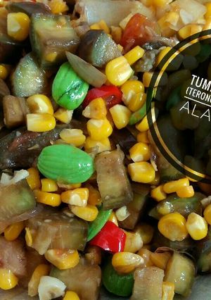 Foto resep Tumis Terong Jagung Petai