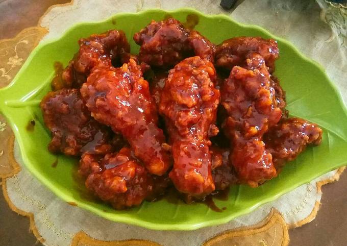 Spicy Chicken (ayam saos pedas)