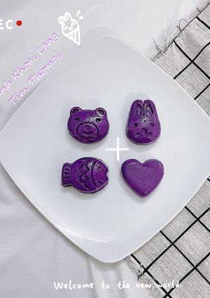 Hình của món Bánh Khoai Lang Tím Phomai.