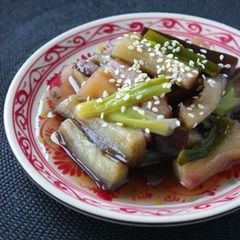 A picture of Easy Microwaved Dish - Eggplant in an Asian Marinade.