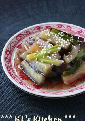 A picture of Easy Microwaved Dish - Eggplant in an Asian Marinade.