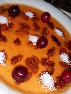 عکسی از دستور کرم پاتیسر با ژله 👌