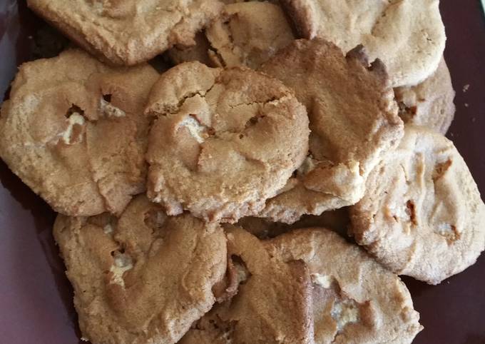 How to Make Quick Peanut butter marshmallow cookies