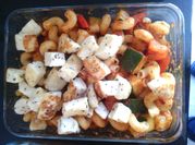 A picture of courgette halloumi