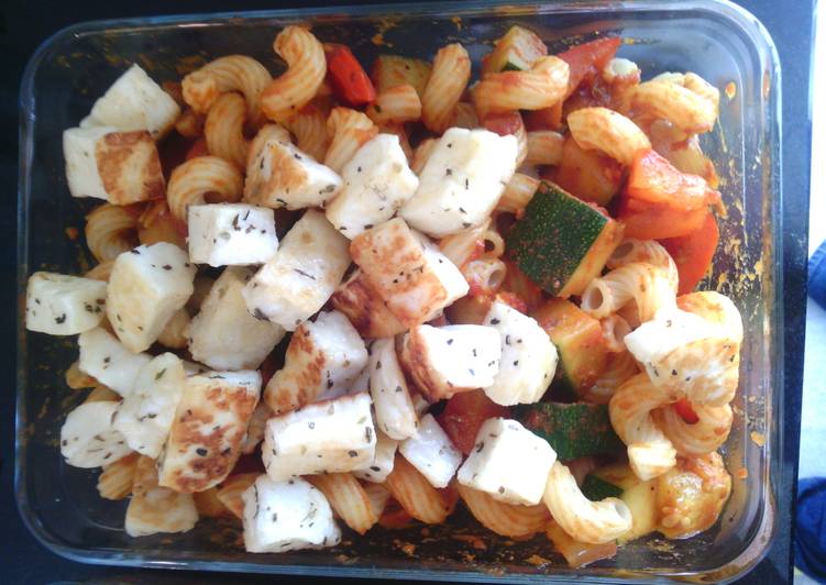 Recipe of Any-night-of-the-week Farfalle met Haloumi