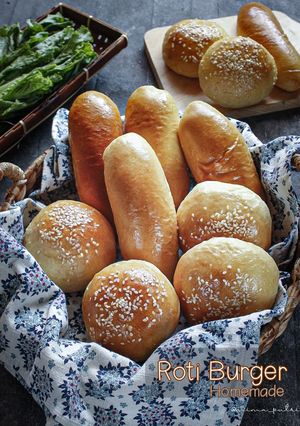 Foto resep Roti Burger Homemade