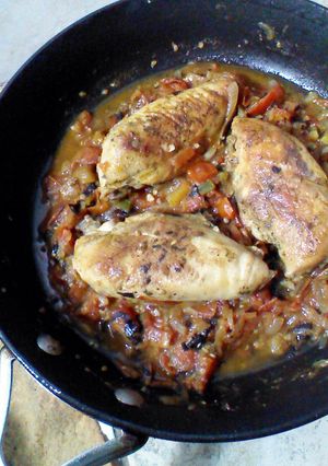 A picture of Tomato Chicken Stew.
