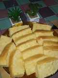 Kek keju cheddar slices
