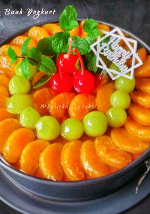 Foto resep Puding Buah Yoghurt