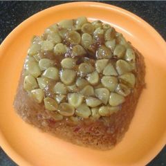 A picture of Micro grapes upside down cake...4 mins.