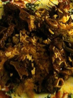 A picture of Jamaican Oxtail Preparation.