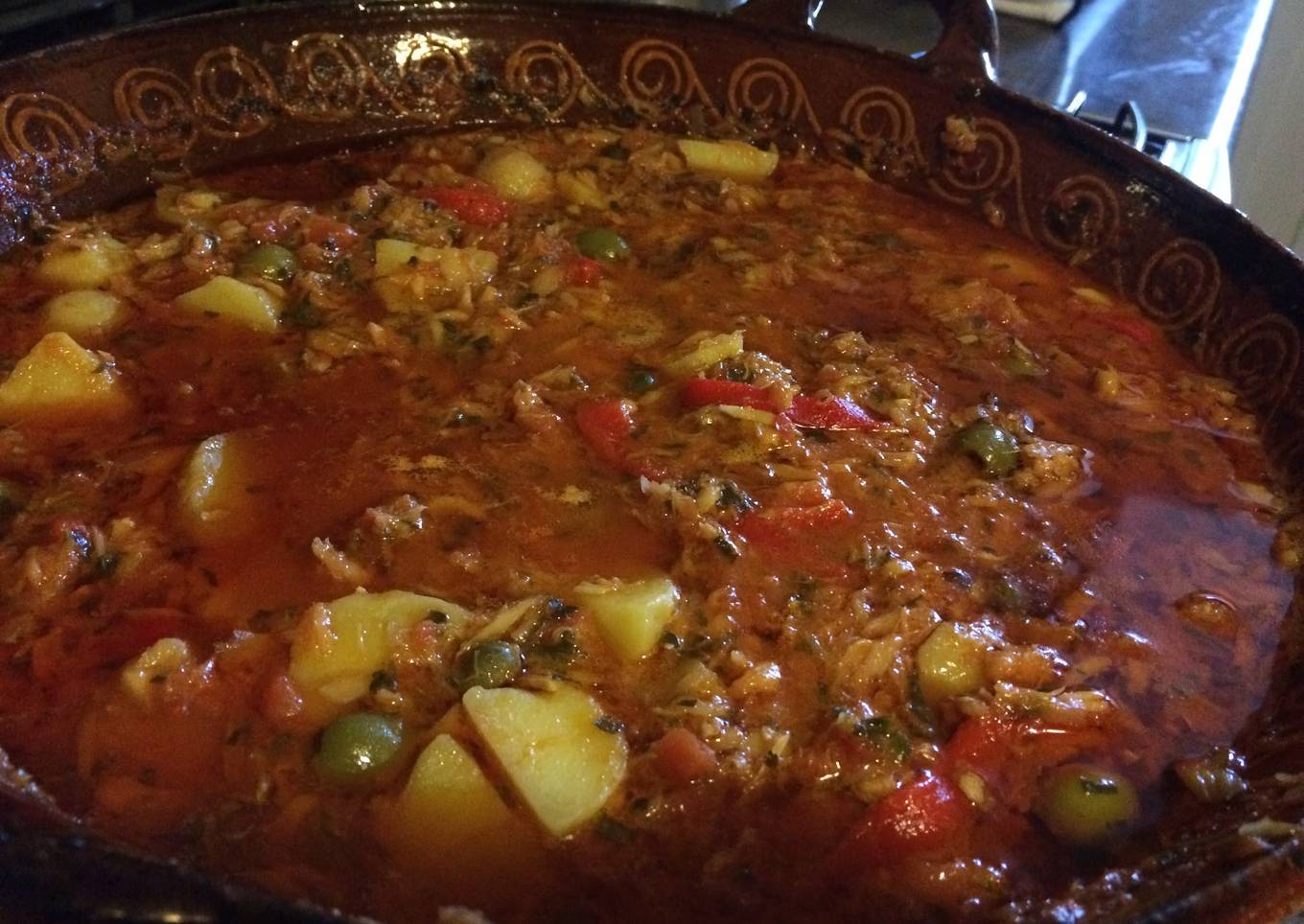 Bacalao a la vizcaina (receta de mi abuelita)
