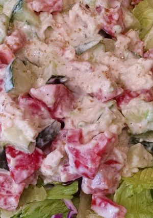 A picture of Chicken Cumin Lime Salad.