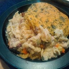 A picture of LadyIncognito's Grand Chicken and Sausage Pasta Bake.