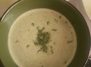 Una foto de Crema de acelgas