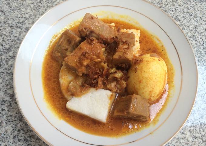 Standar Resep enak memasak Lontong Sayur Padang dijamin sempurna