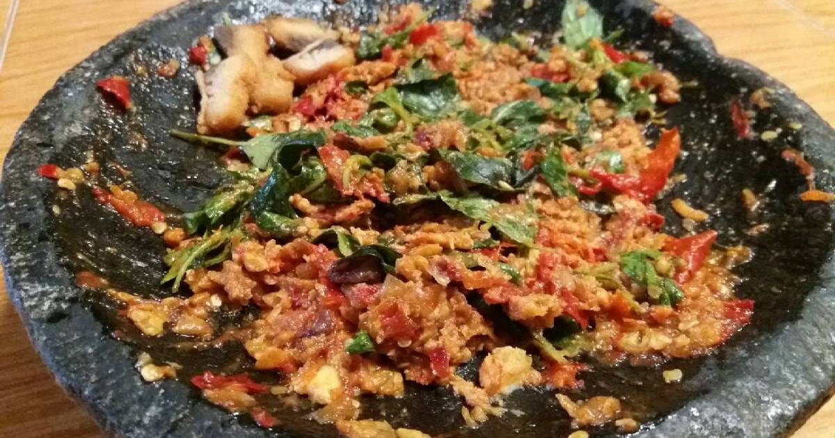  Resep  Sambal tempe  kemangi  ikan jambal roti oleh 