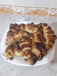 صورة لوصفة كرواسون بفلون الفانيلا