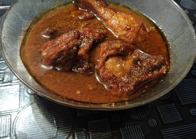 Ayam kecap pedas