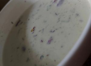 Foto de Molho de gorgonzola, nata e azeitonas para massas