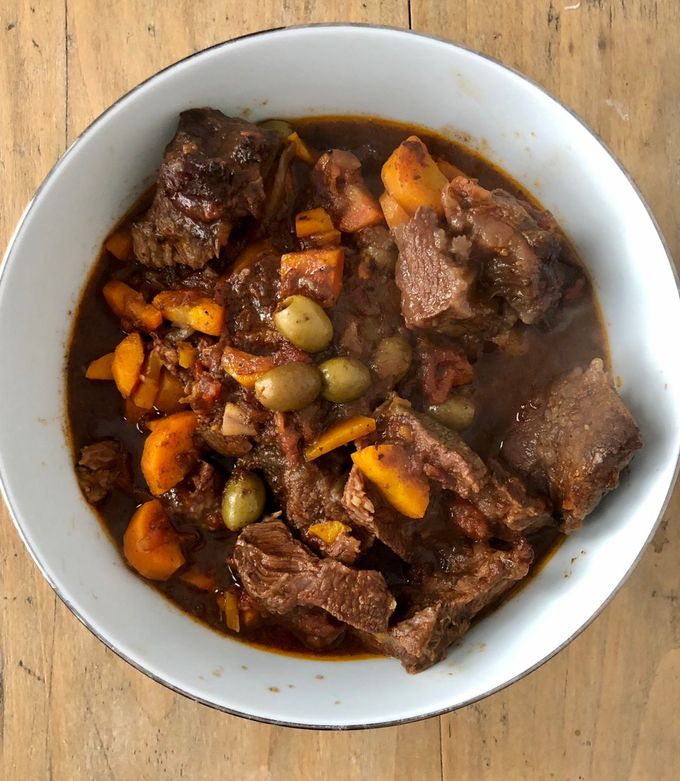 Une photo de Bœuf aux olives