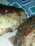 Hamburguesas de carne de res 🐮 rellenas de queso