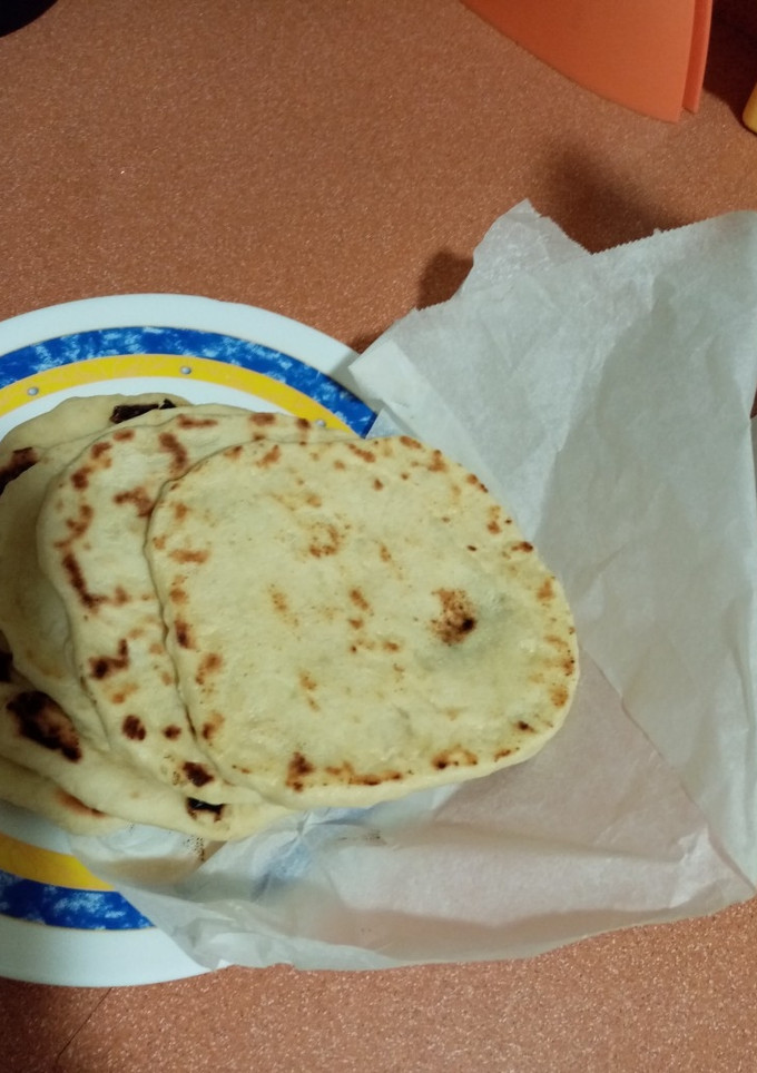 Una foto de Pan árabe. Fácil y sano