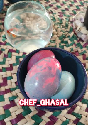 عکسی از دستور تخم مرغ آبرنگی