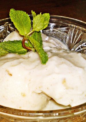 Banános - vaníliás fagylalt recept fotója