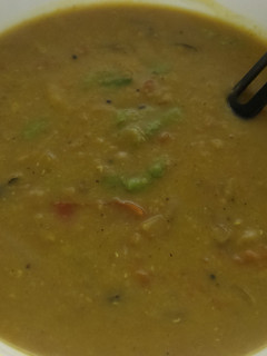 A picture of The Masoor Dal curry (Lentil Soup).