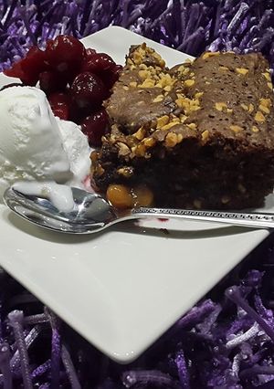 Karamelles brownie recept fotója