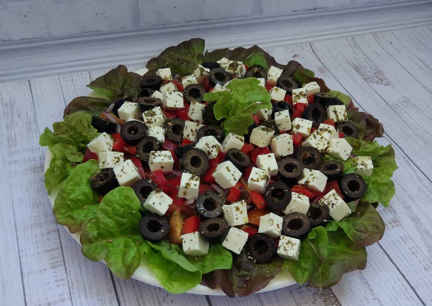 Греческий салат на праздничный стол рецепты с фото