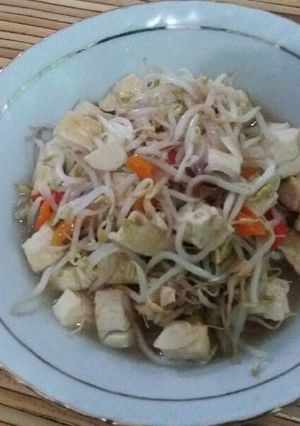 Foto resep Tumis tauge dan tahu