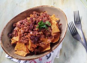 Foto resep Simple Bolognese Nachos