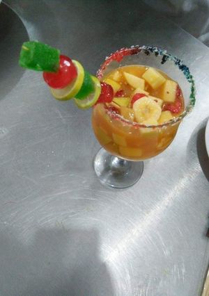 A picture of Fruitilicious punch.