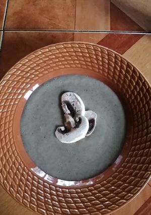 Una foto de Crema de champiñones
